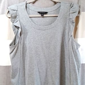 Banana republic great ruffle sleeve shirt